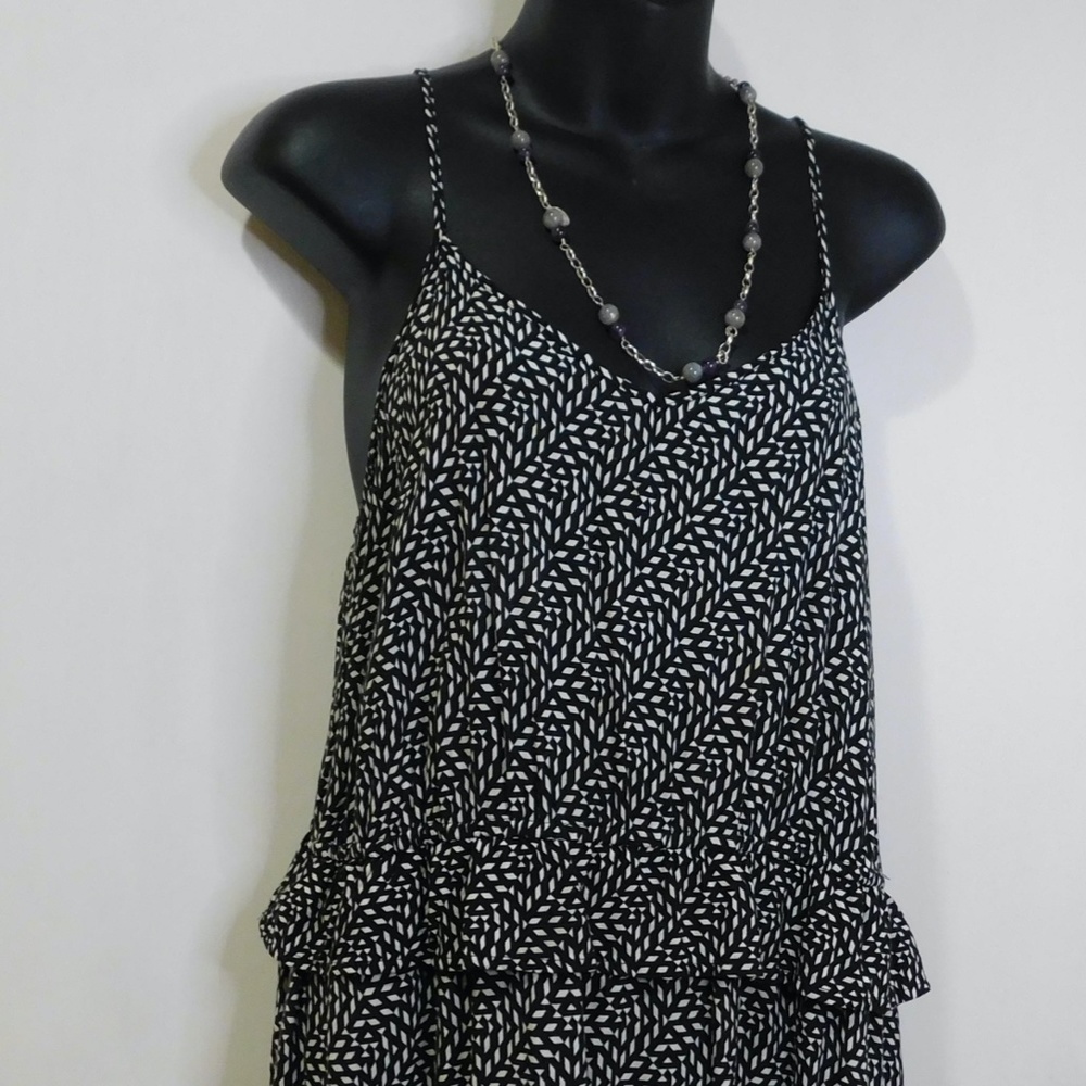 Black and White Sun Dress 12